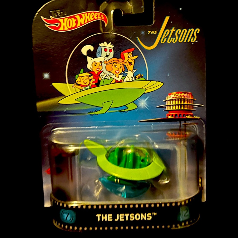 HotWheels The Jetsons Space Mobile 1:64 scale diecast metal car